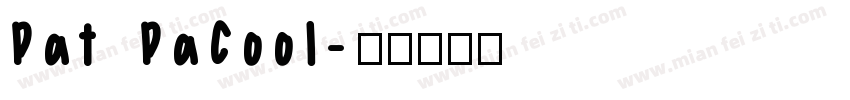 Pat PaCool字体转换